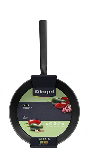 Сковорода Ringel Salsa чавунна 26 см без кришки (RG-1134-26 ci) - фото 5