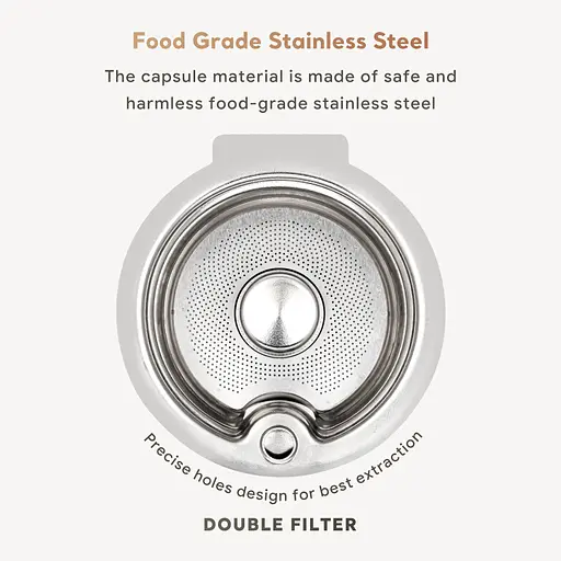 Капсула из нержавеющей стали многоразового использования для кофеварки Bosch Tassimo дозировка 60 мл - фото 2