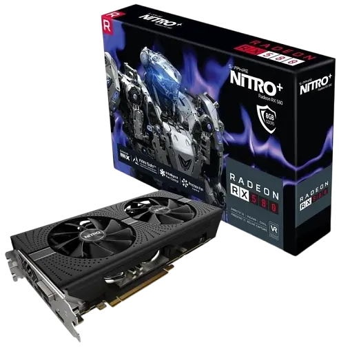 Відеокарта AMD Radeon RX 580 8GB Sapphire Nitro+ (11265-01) Б/В - фото 1