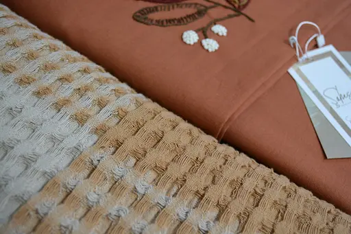 Летнее постельное белье с покрывалом-пике Floransa Kiremit Saheser pbe0051388 - фото 2