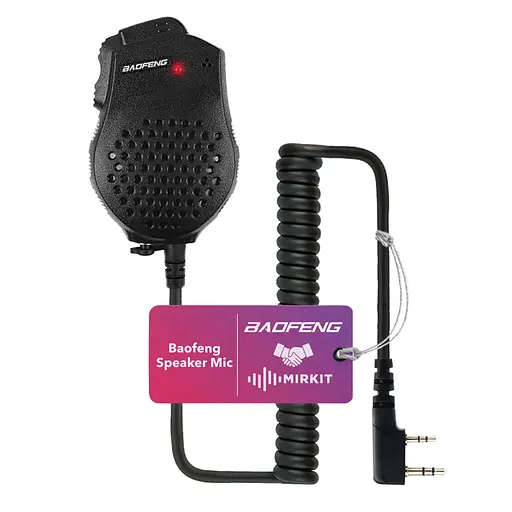 Тангента Baofeng Speaker Mic з подвійною кнопкою PTT - фото 2