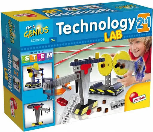 Конструктор Lisciani Hi Tech Technology Lab 2в1 Екскаватор та будівельний майданчик 61303