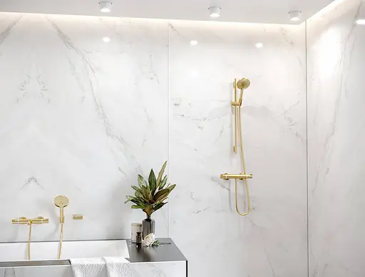 Термостат для ванны Hansgrohe Ecostat Comfort Polished Gold Optic 13114990 Золотой - фото 4