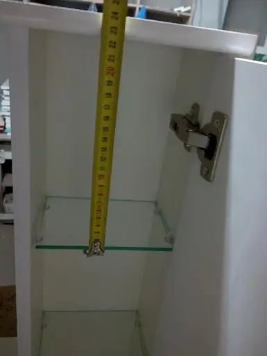 Дзеркало для ванної ПіК Альба 0165 праве з шафкою 65 см Білий 30412 - фото 4