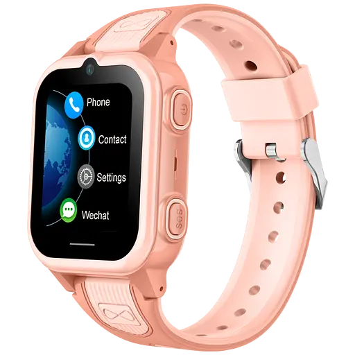 Смарт годинник-телефон дитячі Wonlex CT21 з відеодзвінком WI-FI GPS SIM-карта Pink (18556) - фото 2