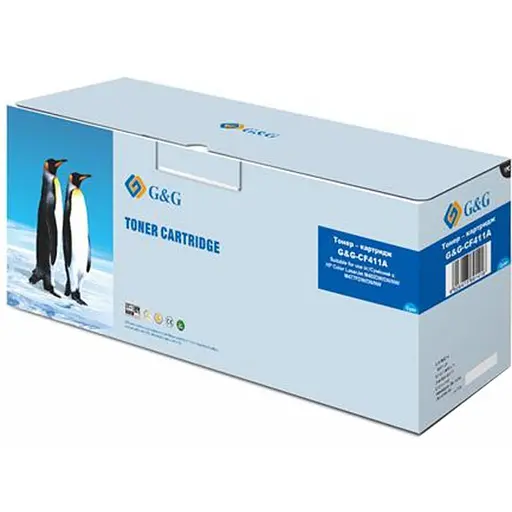 Картридж GG до HP LJ Pro M452dn/M452nw/M477fdn/ M477fdw/M477fnw Cyan teh0015326 - фото 2