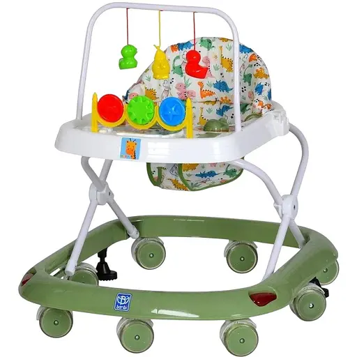 Детские ходунки Bambi M 0541C-12 с регулируемой высотой, дугой с подвесками, музыкой и светом