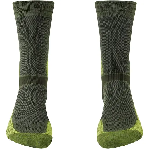 Носки Bridgedale Mountain Bike Summer Weight T2 Coolmax Sport Boot Dark Green/Light Green M (1053-710357.334.M) - фото 2