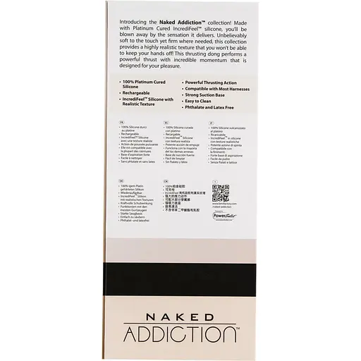 Фалоімітатор з пульсацією Addiction Naked DoMinic 9 - фото 7