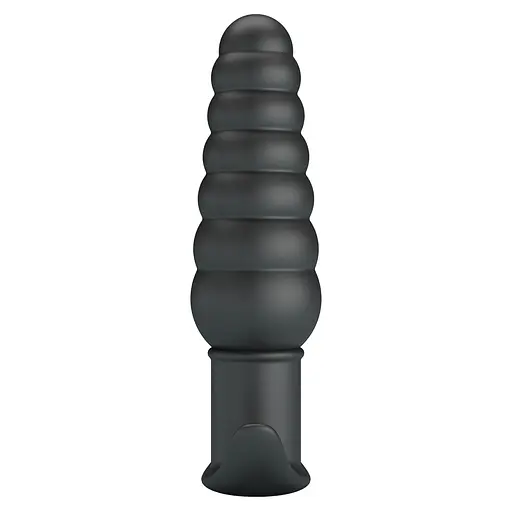 Анальна пробка Pretty Love Aeolis 11 см (чорний) - фото 2