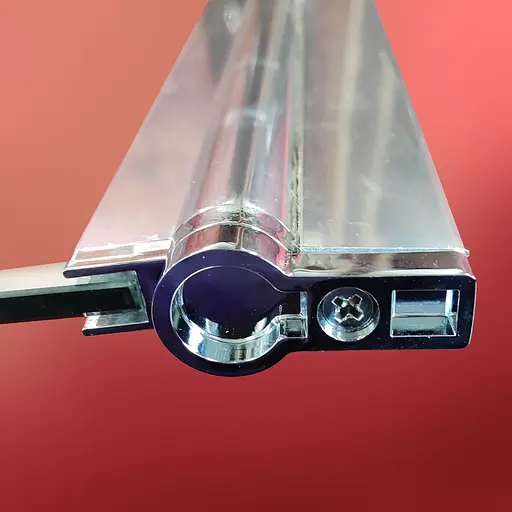 Шторки скляні на ванну Koer SR BS02-80x140-TR-01 прозоре скло 6 мм, хром KR5401, Універсальна, прозорий, хром - фото 6