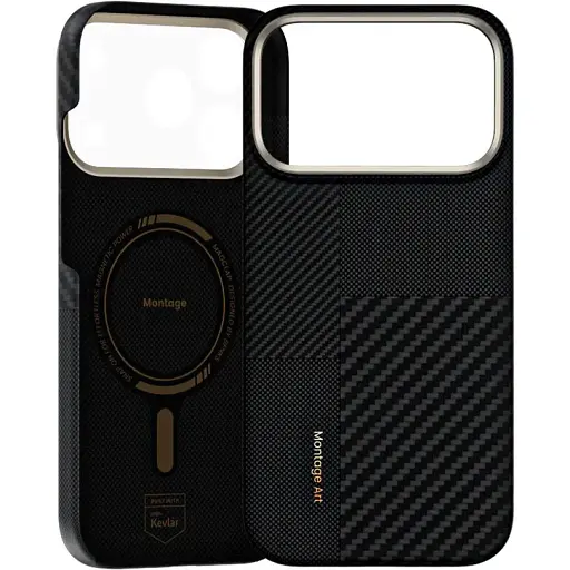 Чохол Benks Montage ArmorAir Kevlar Case 600D/1500D Magnetic для Apple iPhone 17 Pro Max Black [145681] - фото 2