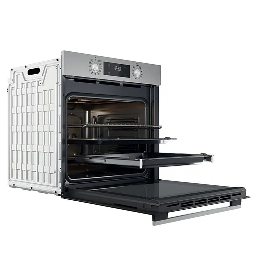 Духова шафа Whirlpool електрична 71 л, A+, дисплей, конвекція, телескопічні напрямні, нержавіюча сталь - фото 3