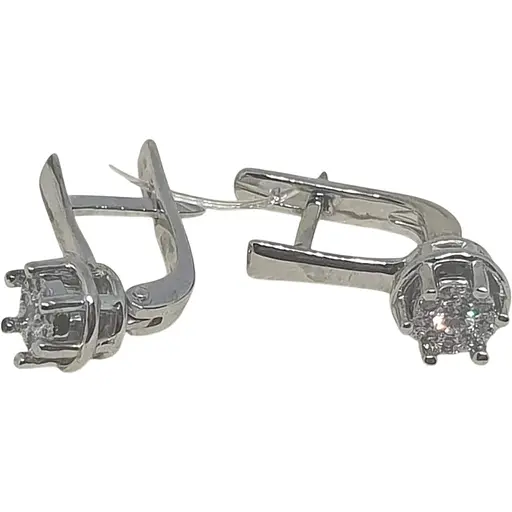 Серебряные серьги Qvaliz с фианитами. 90200514