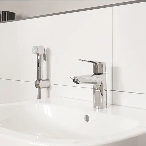 Змішувач з гігієнічною лійкою Grohe QuickFix Start S-Size 23123003, Хром - фото 5