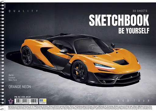 Комплект 3шт. альбомов для рисования. Альбом Школярик А4 30 л. 100г/м2 8539 4823088244038 - фото 3