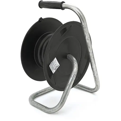 Катушка для удлинителя УкрПром до 25 м без кабеля на 4 гнезда с заземлением Ø250 мм - фото 2