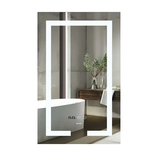 Дзеркало Mixxus Hard MR06-50x80 (годинник, LED-підсвічування, антизапотівання) MI6011 - фото 1