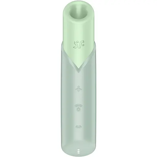 Вакуумний стимулятор клітора Satisfyer Naughty Kiss м'ятний