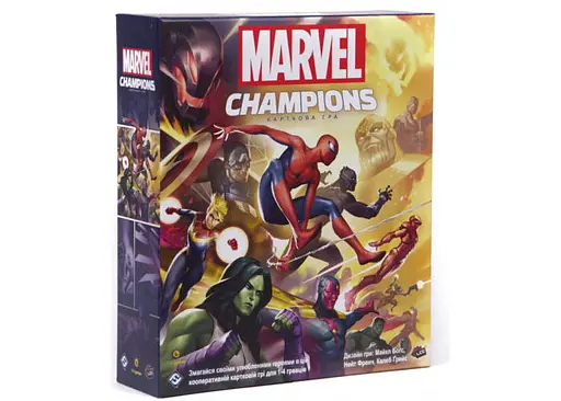 Настільна гра Kilogames Чемпіони Марвел: Карткова Гра (Marvel Champions: The Card Game) (укр.) (KG2000)
