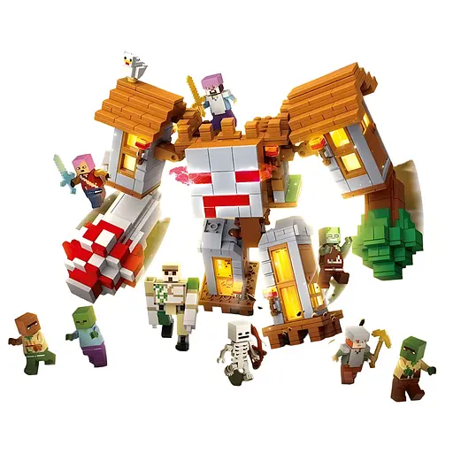 Конструктор Minecraft Дерев'яний голем з LED-підсвіткою на 857 деталей (6656) - фото 3