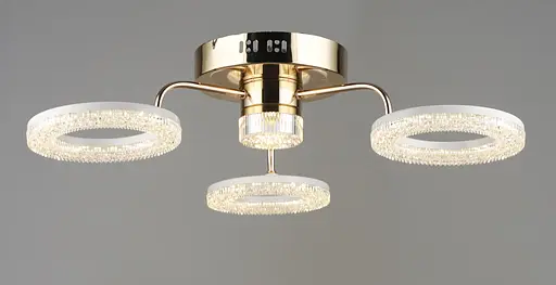 Люстра світлодіодна акрилова Sirius B YH1191/3+1 FGD+WT