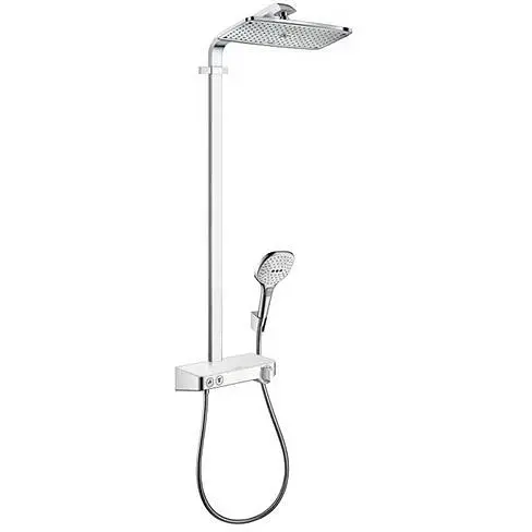 Душова система Hansgrohe Raindance Select E 360 1jet ST Showerpipe 27288400, Білий - фото 1