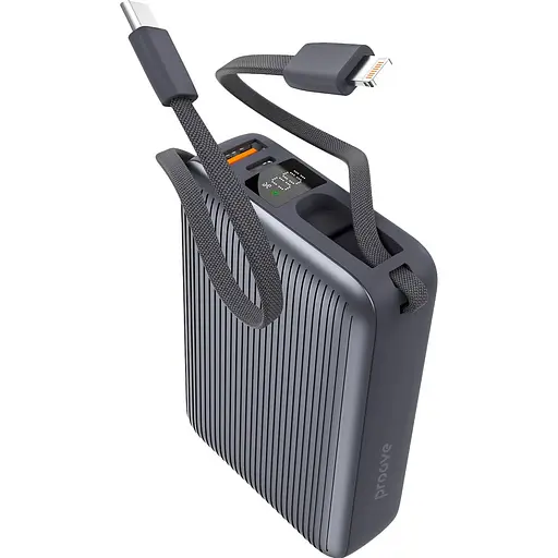 Павербанк Proove Moon Rock Gray 20 000 mAh / 22.5 Вт (PBM222012105) - фото 1