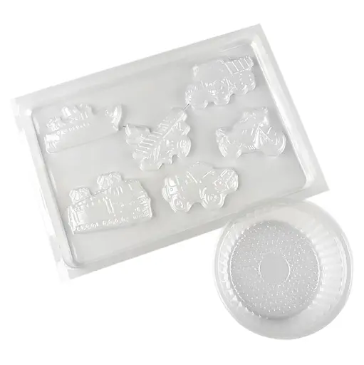 Гипсовая раскраска на магнитах Транспорт 102301 - фото 2