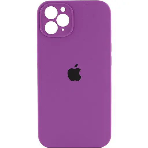 Чехол Epik Silicone Case Square Full Camera Protective AA для Apple iPhone 11 Pro 5.8 Фиолетовый/Grape