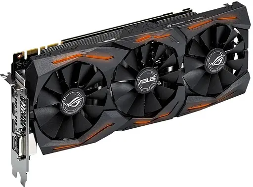 Видеокарта ASUS GTX 1070 8Gb Strix OC (STRIX-GTX1070-O8G-GAMING) (GDDR5, 256 bit, PCI-E 3.0 x16) Б/у - фото 2