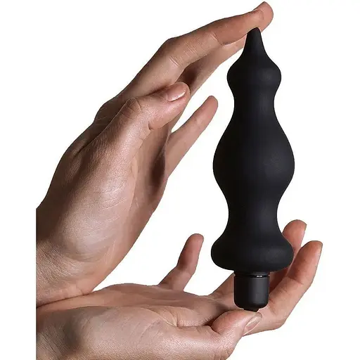 Анальна пробка з вібрацією Adrien Lastic Bullet Amuse Black діаметр 3.9 см - фото 4