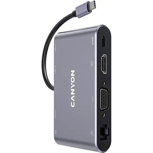 USB-хаб Canyon 8-in-1 USB-C (CNS-TDS14) - фото 1