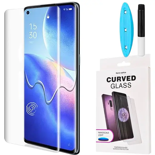 Захисне скло DK UV Curved для Oppo Reno5 Pro+ 5G 010276 clear