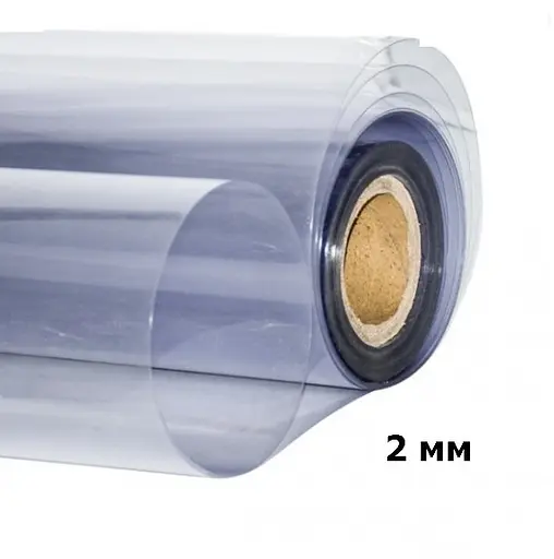 М'яке скло у рулонах Soft Glass Силіконова скатертину для меблів Шир.1,0 м - 20м (товщина 2,0 мм) Матова - фото 2