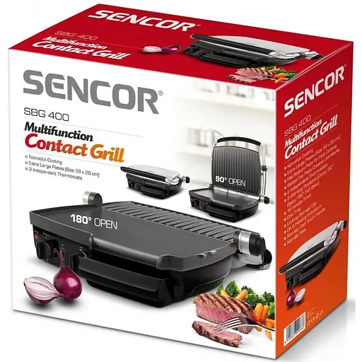 Электрогриль прижимной Sencor SBG 6031SS - фото 4