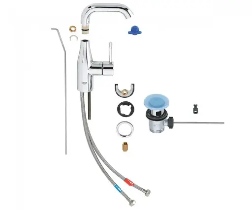 Змішувач для умивальника Grohe Essence М-size одноважільний Хром 30412 - фото 4