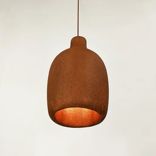 Підвісний світильник із плафоном в кольорі Coffee | Арт. MJ 187/1 CF | Line F - фото 6