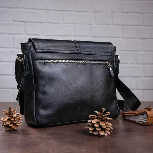 Сумка кожаная мужская SHVIGEL 29х22х8,5 см sum0012634 - фото 9