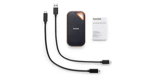 SanDisk Портативный SSD 1 ТБ USB 3.2 Gen 2x2 Type-C E81 R2000/W2000 МБ/с IP55 - фото 3