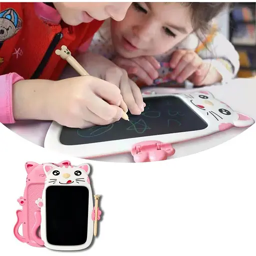 Планшет для рисования DK Kids Pad 9" Color Kity Pink [115851] - фото 4