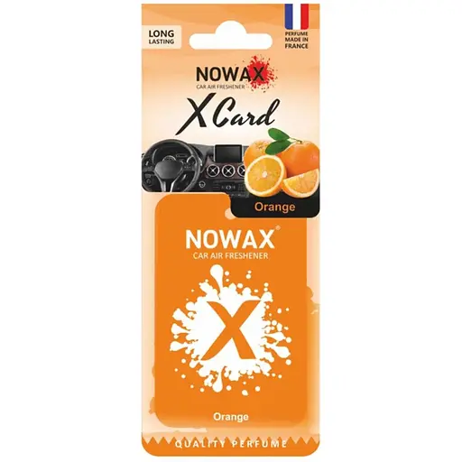 Ароматизатор сухий автомобільний Nowax X Card Orange NX07535 - фото 1