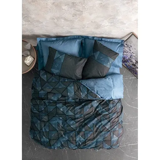 Комплект постільної білизни CottonBox Armor Black Євро Різнобарвний 000230415