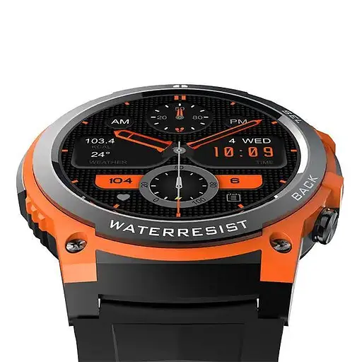 Розумний смарт-годинник Smart Watch DM55 AMOLED Full HD з Bluetooth-дзвінками та 20+ спортивними режимами Помаранчевий - фото 5
