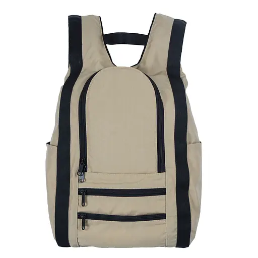 Рюкзак-антивор OOLOO Капля 45х27х14 см, темно-бежевый 2733