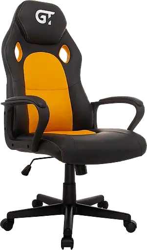 Геймерское кресло GT Racer черное с желтым (X-2640 Black/Yellow) - фото 2