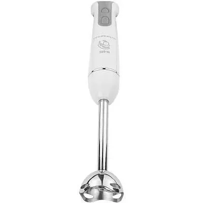 Блендер занурювальний Grunhelm EBS-550SW нержавіюча сталь 2 швидкості 550 Вт Білий - фото 1