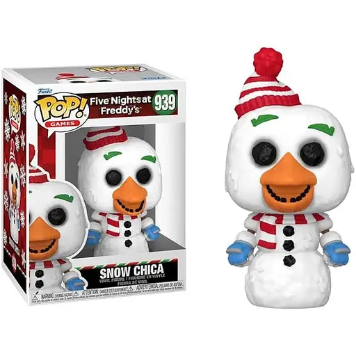 Коллекционная фигурка Funko Pop Пять ночей с Фредди Чика Five Nights at Freddys Chica 10 см FNAF C 939 - фото 1