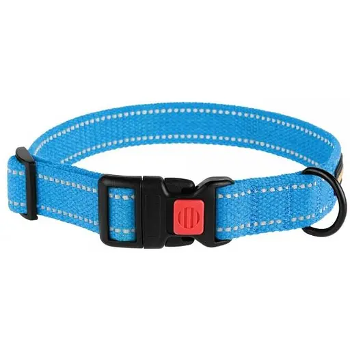 Нашийник для собак Barksi Сotton XL 43-66х2.5 см блакитний - фото 2