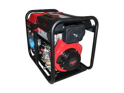 Дизельний генератор MAST GROUP + газова плитка Orcamp CK-505 + електричний обігрівач Gardyer HE2000 та лійка (KYH7000AE) - фото 6